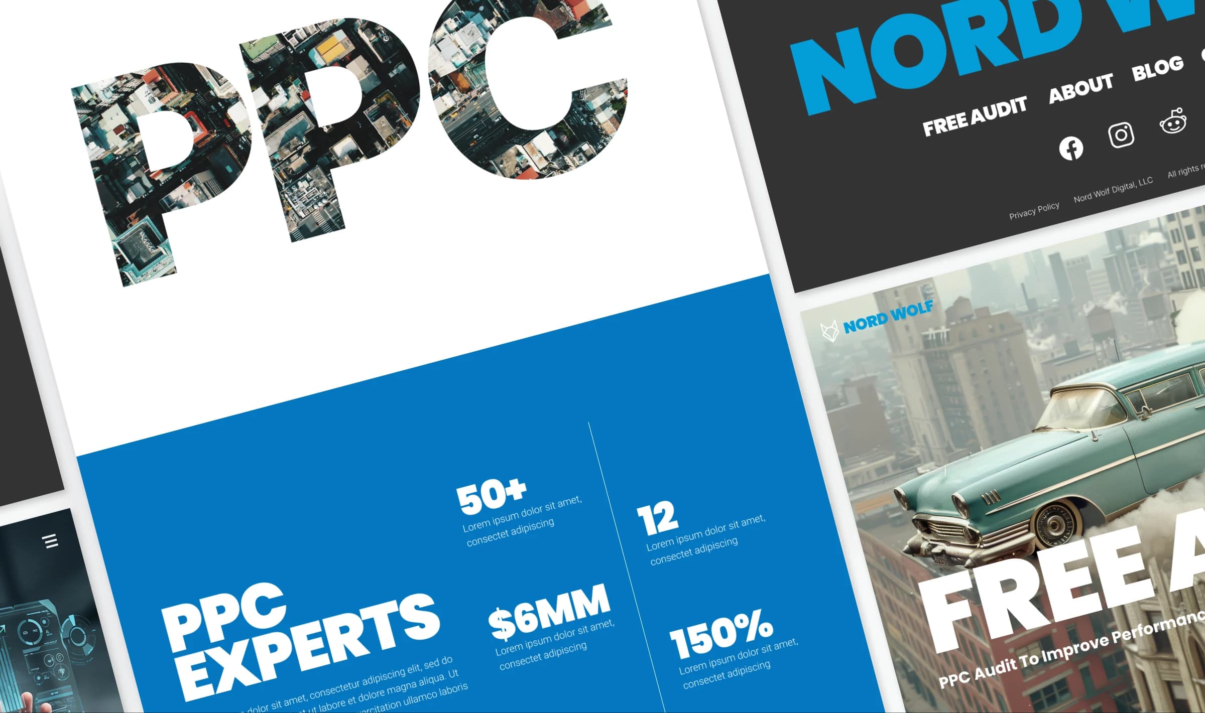 Nord Wolf Digital — refreshed homepage hero