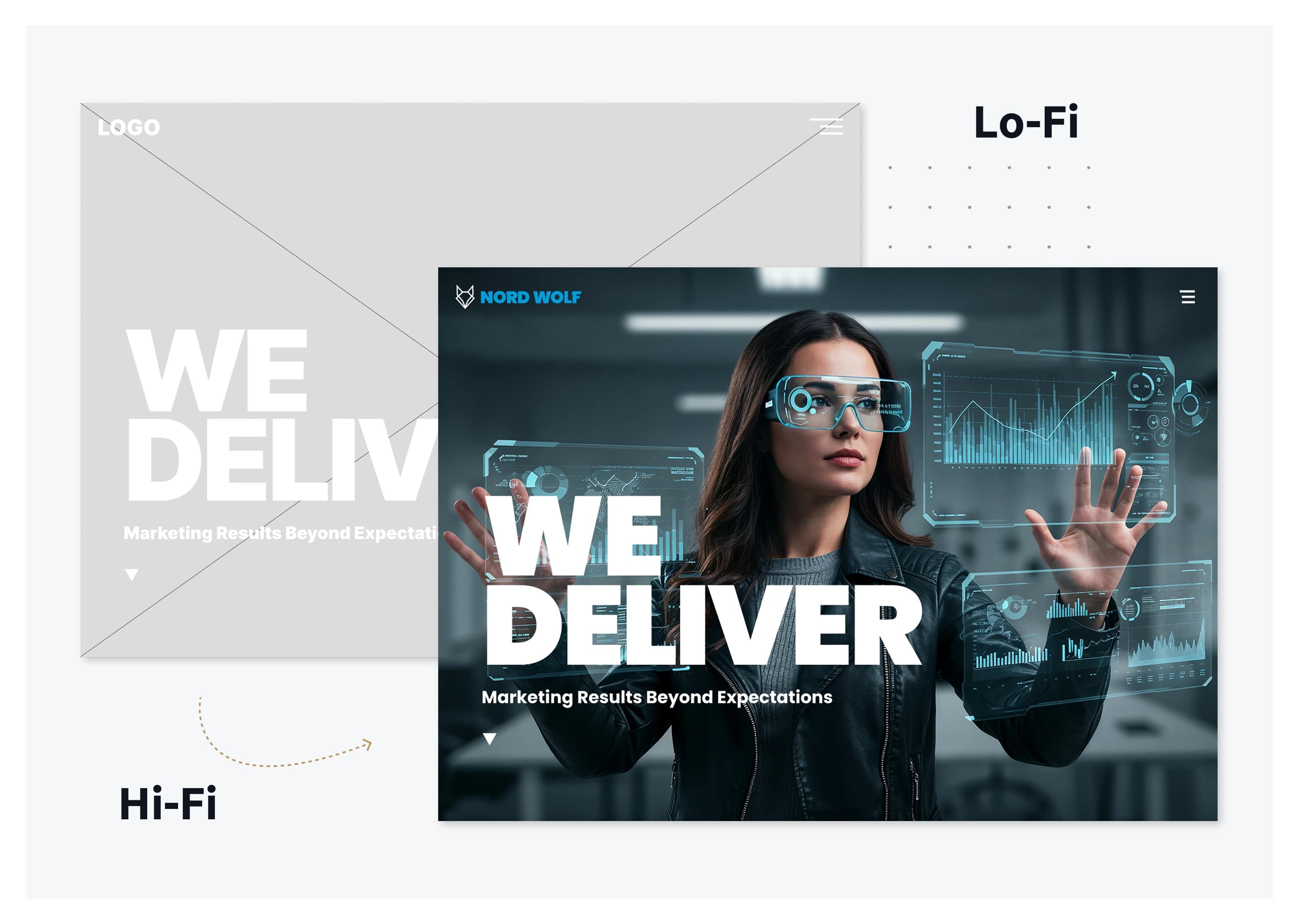 Hi-Fi wireframes — 01