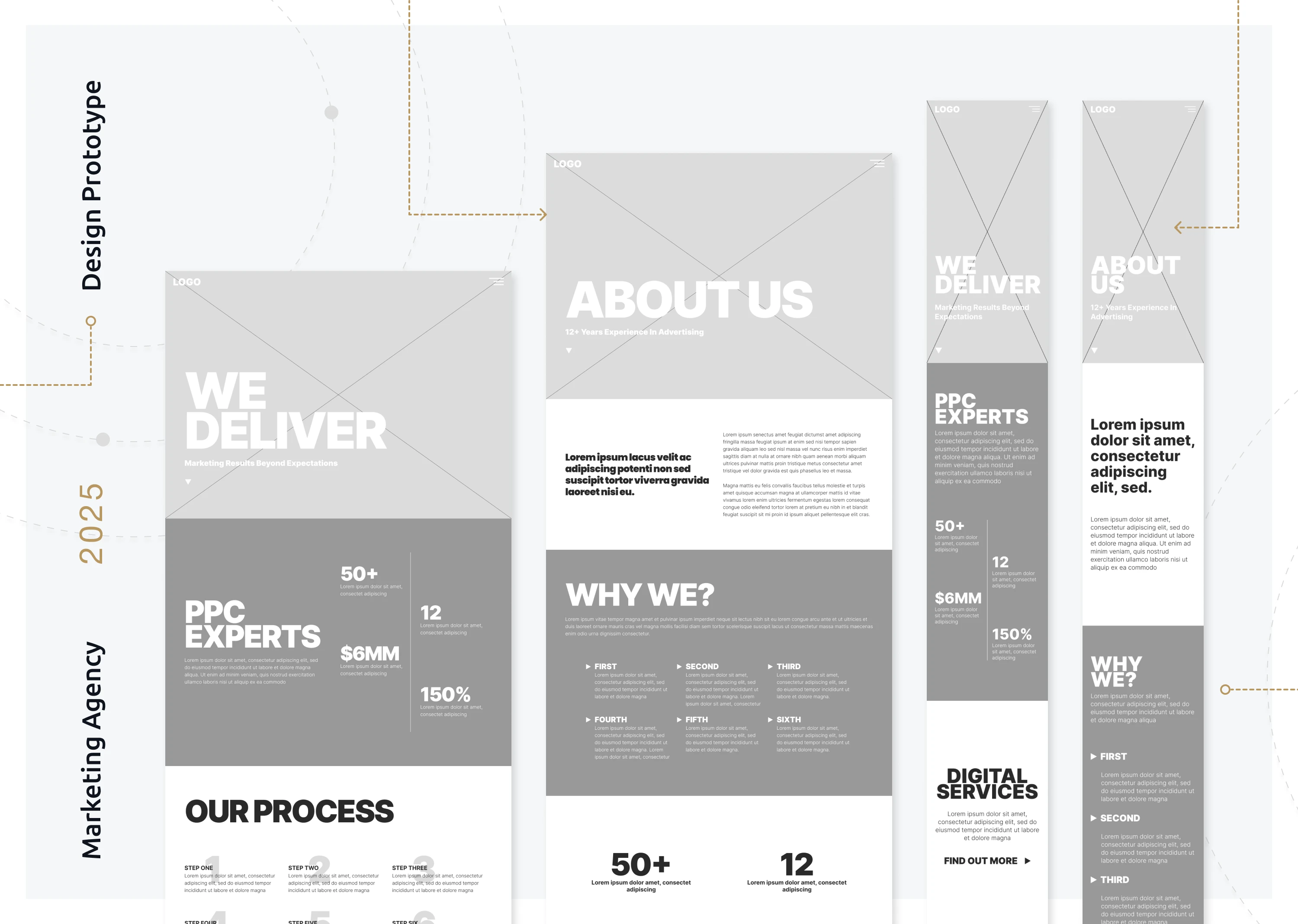 Lo-Fi wireframes — 01